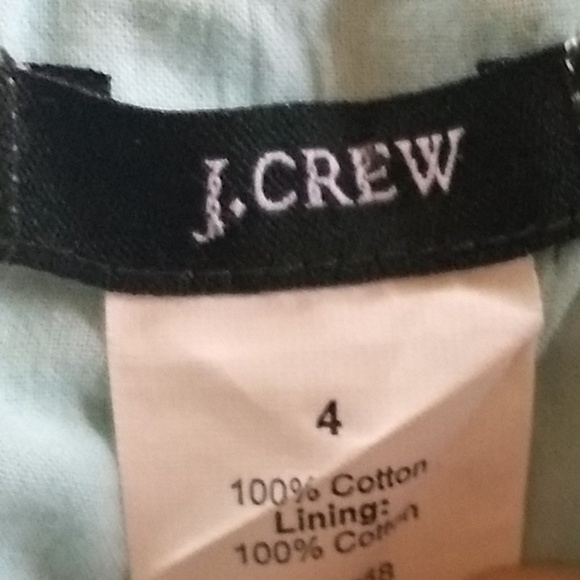J. Crew sea spray strapless dress sz 4 *D1 - Picture 6 of 6
